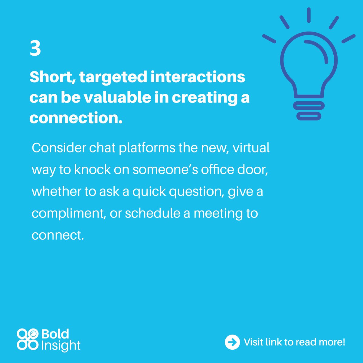 bold_insight's tweet image. Did you start a new job working remotely? Check out these tips to help build connections with remote co-workers for successful onboarding! boldinsight.com/3-tips-to-succ…

 #UXtips #HRtips #UXblog #remoteworking