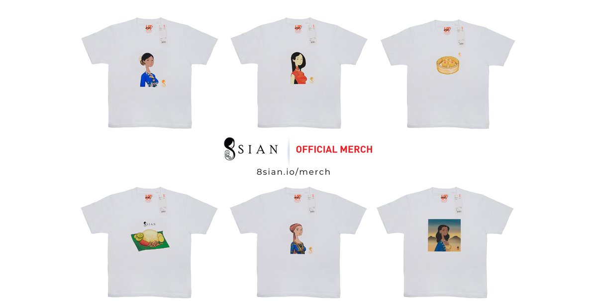 8sianMagazine's tweet photo. The #8SIANMerch store is open ๐ค with a full stock of inventory and awaiting your orders ๐๐๏ธ
Our stock includes ๐
#8SIAN T-Shirt #NFT - #Nyonya | #Cheongsam | #DimSun | #NasiLemak | #Batik | #Sari
Please visit our website to shop ๐๏ธ:
๐https://t.co/UjQb0lnBb8 https://t.co/77Sqd2pfld