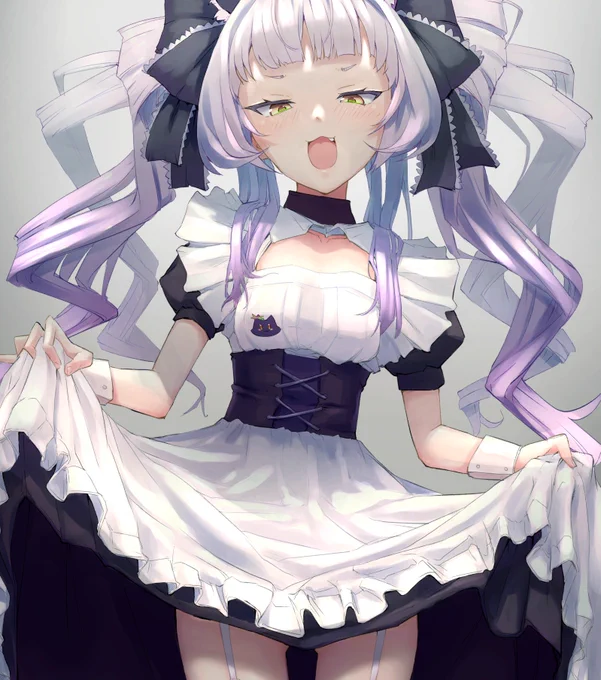 何故かトレンドにメスガキが載ってて思い出したので、昔描いたメスガキシオンちゃんを置いておきますFor some reason, mesugaki was trending and I remembered it, so I put mesugaki Shion that I drew a long time ago  
