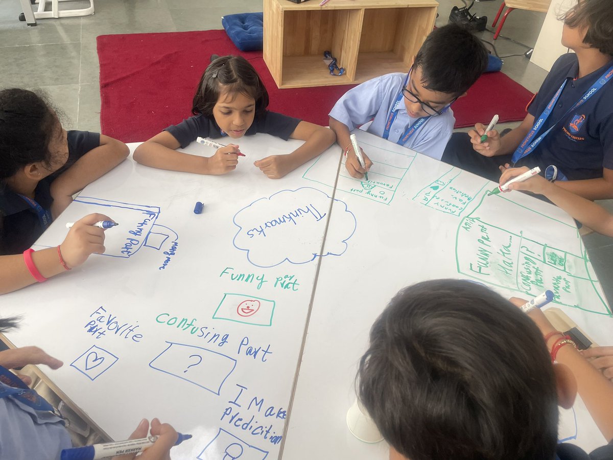 AnilaVerma1's tweet photo. Capturing thoughts and ideas by using #thinkmarks to develop habit of writing about reading.#readersnotebook #studentagency @FountasPinnell @KetakiKTweets https://t.co/oc3eo7zGCa