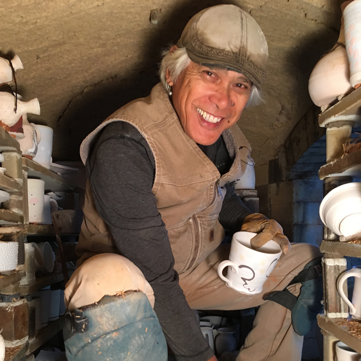 craftcouncil's tweet photo. The Queue: Conrad Calimpong brings together a community around wood-fire kilns. In The Queue, he reflects on his place in the lineage of ceramics, shares two underappreciated artists, and muses on the homemade tool that shapes his work.

https://t.co/Wl23V4PQGM https://t.co/WhkXwxqYe5