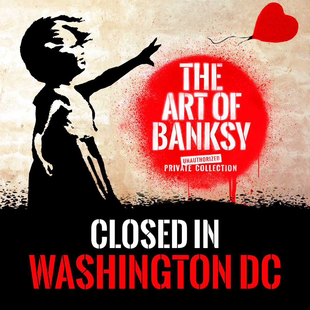 Banksy Exhibit tweet media