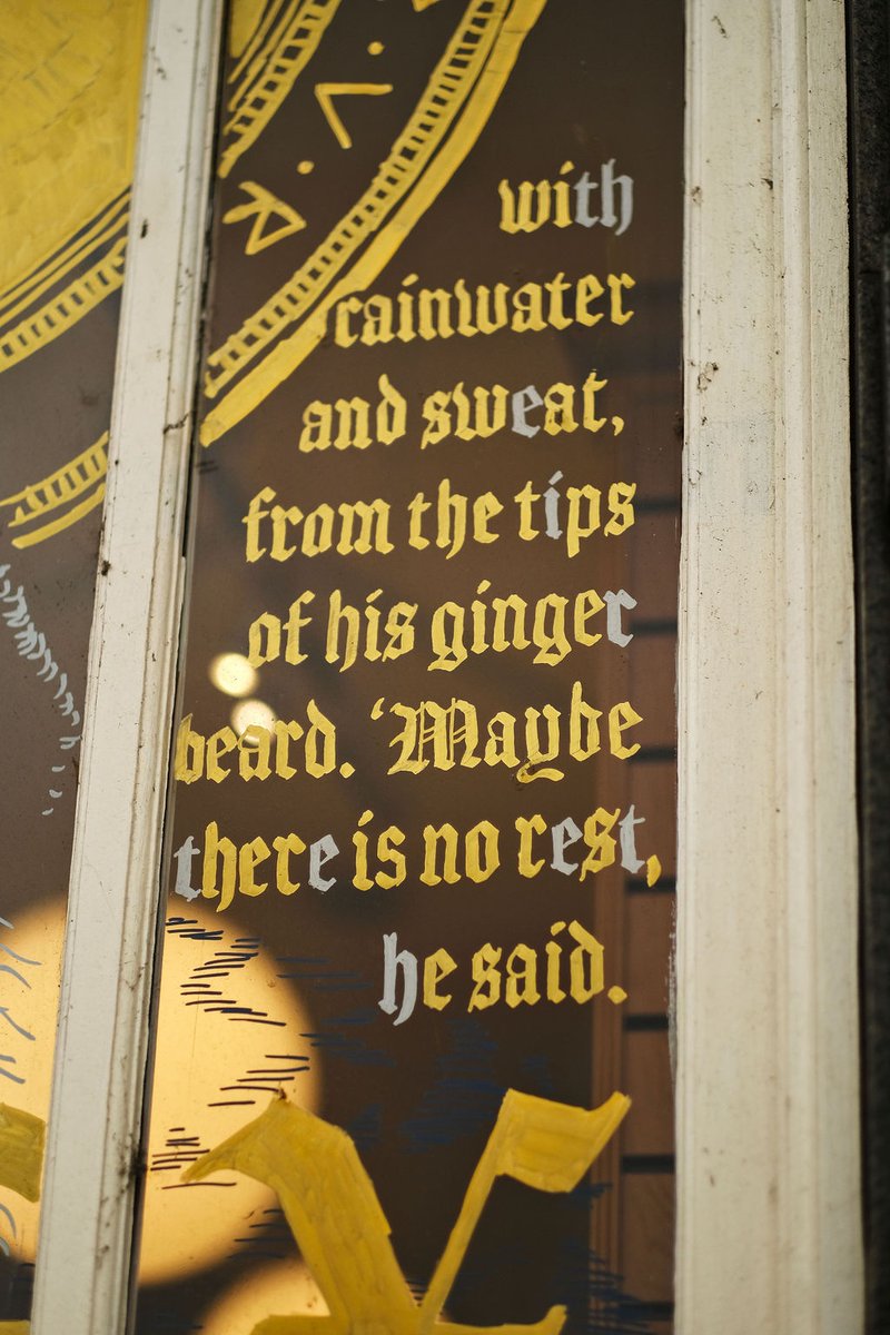 ESSEX DOGS window art by <a href="/ourtinywindows/">Our Tiny Windows</a> is going up all over the UK - here’s today’s at <a href="/ToppingsEdin/">Topping & Company Booksellers of Edinburgh</a>