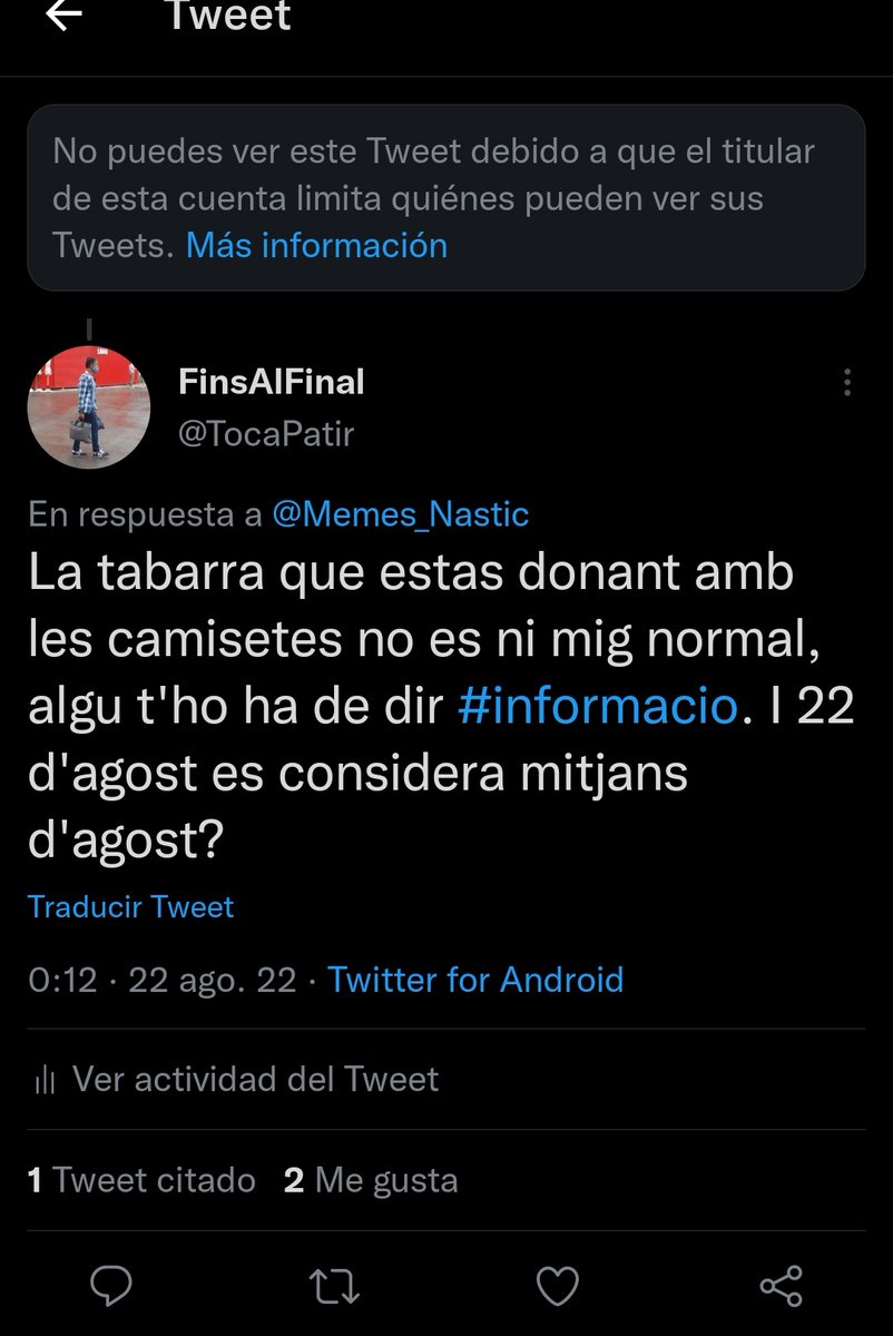 Desti_2a's tweet photo. SIIII LES #VERITATS FAN MAL.
JA NO EM TORNARA A SORTIR CAP TWEET DE LES FALSES #INFORMACIONS https://t.co/B7JANy812D