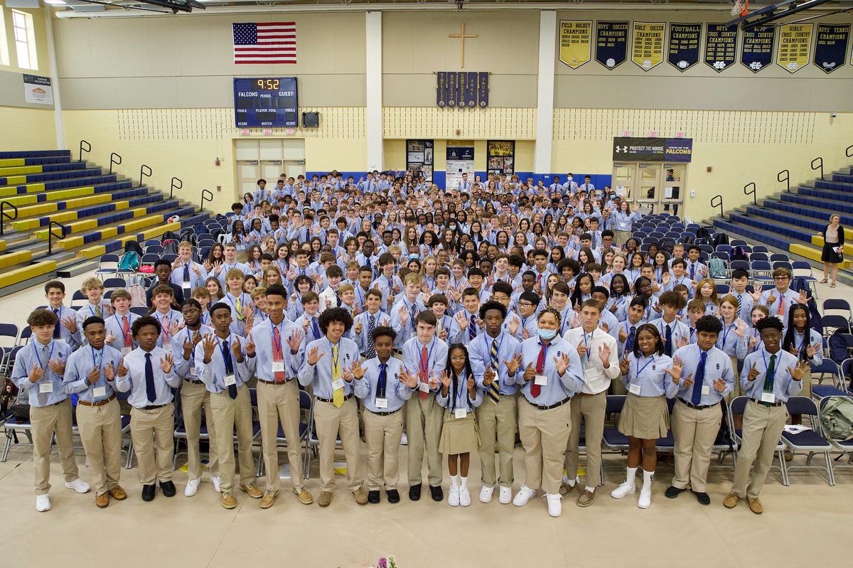 OLGCHS's tweet photo. #Classof2026 is in the building #FalconPride https://t.co/s322wQHPsY