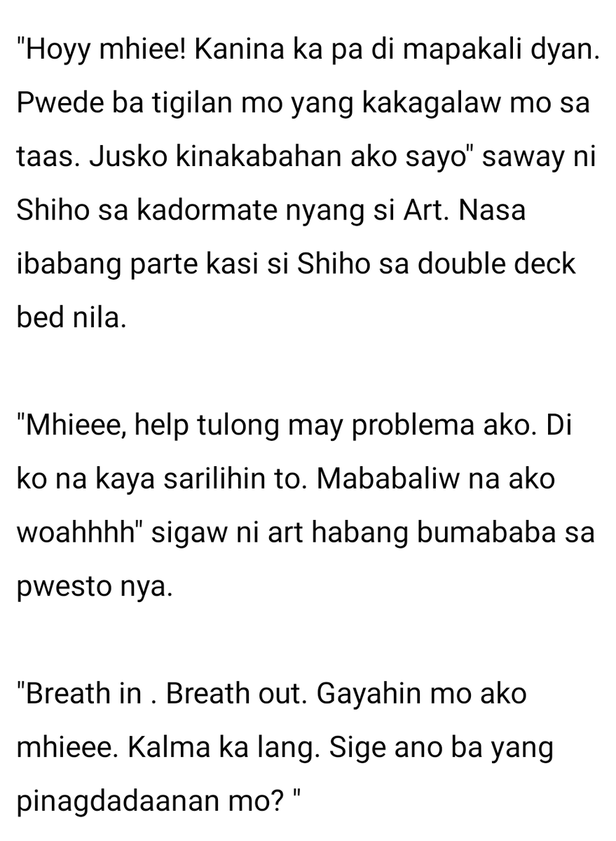 smilesahiya's tweet photo. Di ko tinapos 🥹 nag try lang ako 🥹 huhuhuhu narealize ko na reader lang talaga ako sa mundong ito 🥹 okay bye. #feelingwriter https://t.co/Mxh04bInoD