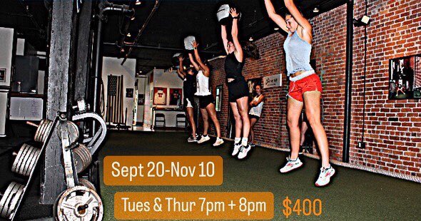 We offer later start times of 7 &amp; 8pm in Fall BX➡️so you can still make it into the weight room after you finish your fall sport and/or school work #booksNball