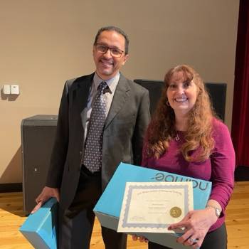 New Mexico Tech honored its faculty, staff, and retirees Aug. 19, 2022, at the inaugural Faculty and Staff Convocation Ceremony, an event that combined the annual years of service awards, retiree awards, and faculty and staff awards. nmt.edu/news/2022/facu…