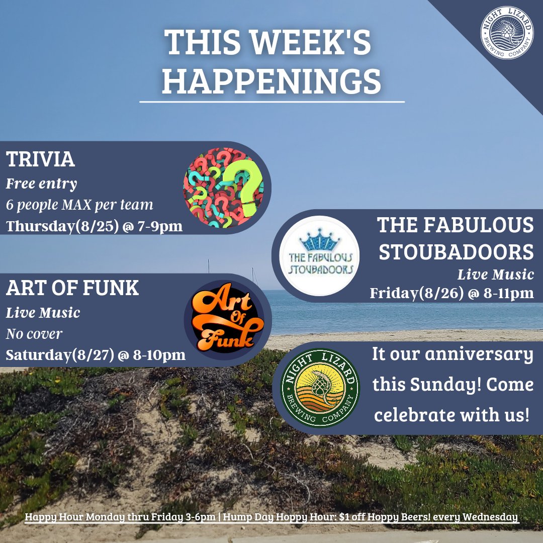 This week's happenings!