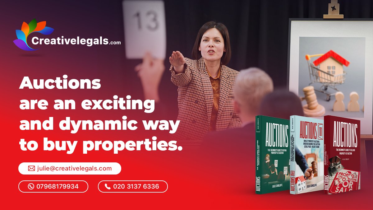 Creativelegals2's tweet photo. 'Auctions are an exciting and dynamic way to buy properties' @creativelegals #PropertyPurchase #PropertySale #Legal #CreativeLegals https://t.co/HxF3Xl8Jke