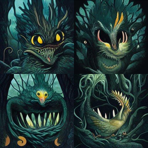 ExerGD's tweet photo. Using poems with #MidjourneyAI  is a wonderful way to create magical artworks. 

What is your #MidjourneyPoem?

Lewis Carroll  „The Jabberwocky“
#midjourneyart #poetry https://t.co/afjhv65fAg