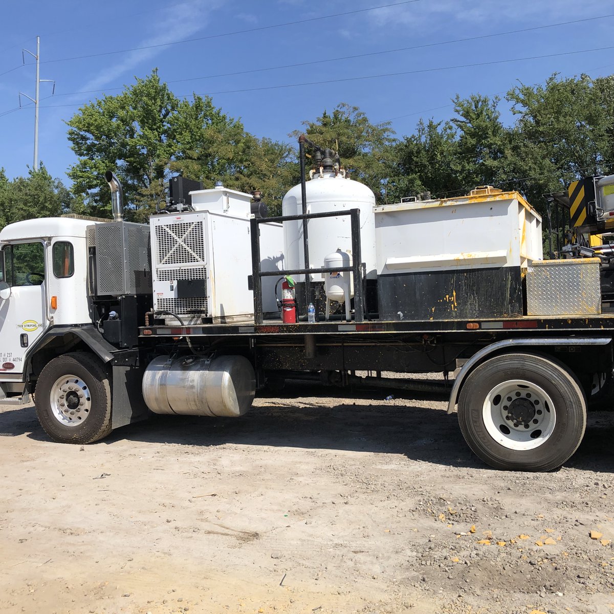 TimeStriping's tweet photo. We ensure our vehicles are ready to roll out to tackle any road striping jobs that come our way.
If you're on the road and happen to pass by a striping truck at work, that could be us!
#TimeStriping #OnTimeEveryTime  #RoadWork https://t.co/s3rAZeOUYr