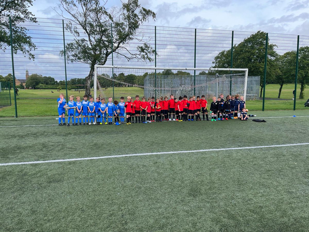 Benburb2015's tweet photo. All the participants from the morning of friendlies at Cowan Park in Barrhead. Thanks to Barrhead &amp; Scotland Boys Club 2016's for the games, best of luck for your upcoming seasons. #TheBens #Fun4's https://t.co/6P0d1r0C8d