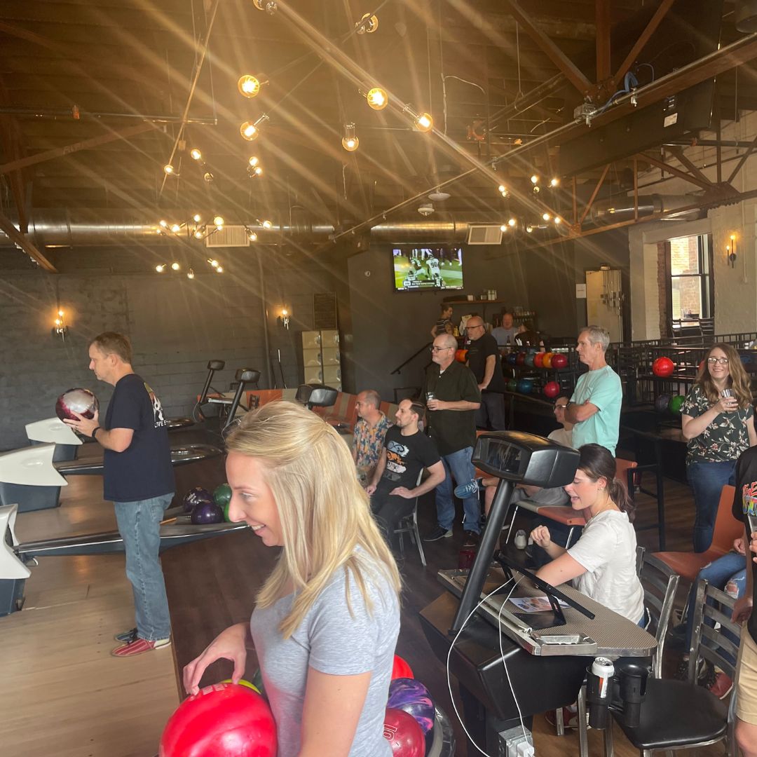 Vimarc's tweet photo. We are incredibly proud to be among the Best Places to Work, according to @BFLouisville, for the sixth year in a row. To celebrate our team enjoyed a fun filled outing to our neighborhood bowling alley @VernonLanes1575 last week. https://t.co/tGNIYwGnEI