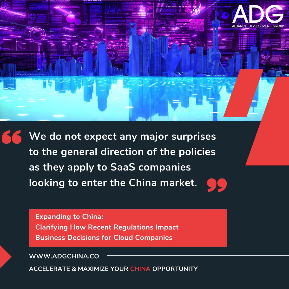 AdgChina's tweet photo. Regarding #technology #regulation in #China, there are several areas we expect will be further clarified, including better definitions of “sensitive” #data, procedures for #security reviews &amp; clarity of #VATS categories &amp; qualifications. More: https://t.co/TiPEzFr5ia #cloud #SaaS https://t.co/NsB7DFCxc4