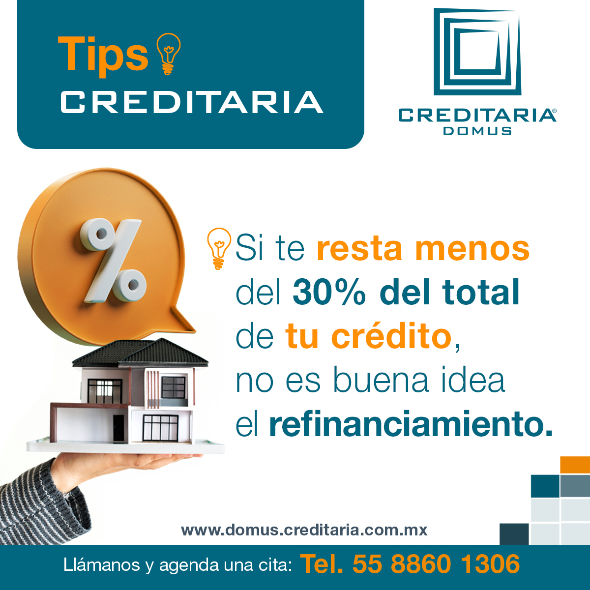 CreditariaDomus's tweet photo. Te compartimos estos CrediTips y recuerda que en Creditaria Domus te brindamos asesoría totalmente gratuita.
#CrediTips #Creditaria #Domus https://t.co/uIi1IEvZEe