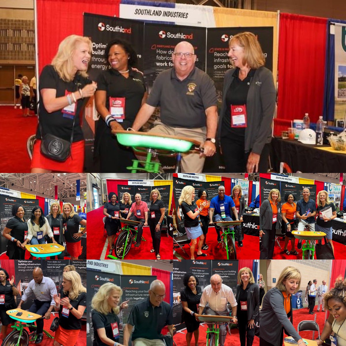 Melanie20735's tweet photo. @SouthlandInd at #MACOCon… powering Connectivity through biking! @SouthlandEnergy Making Energy savings happen in Gov Buildings while building up infrastructure! GREAT conference for business success!
Top Booth to visit at @MDCounties and #macoconference #MillerPartnership ❤️🚴‍♀️ https://t.co/b2cDsgHhlh