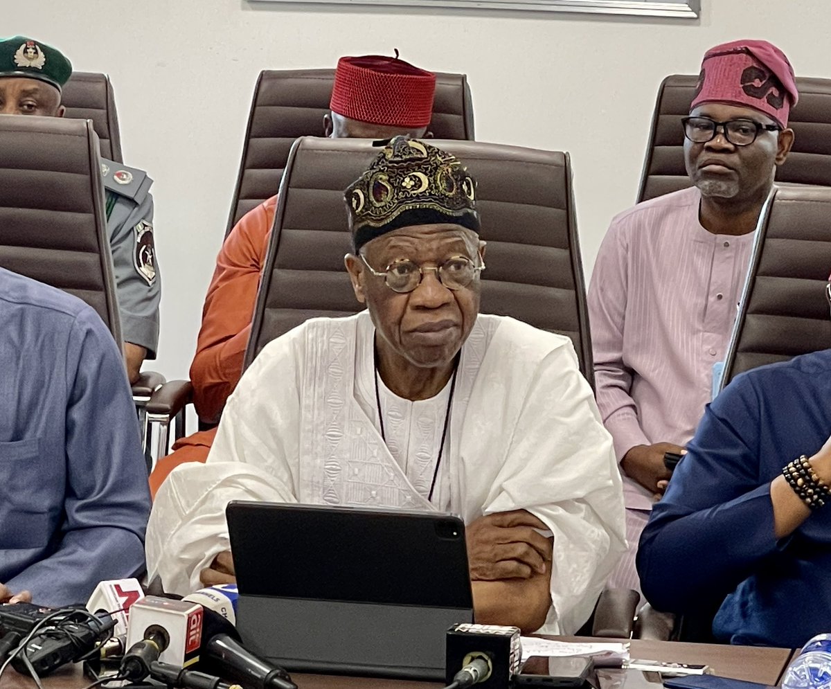 Remarks by The Honorable Minister of Information & Culture, Alh. Lai Mohammed during Media Visit to...