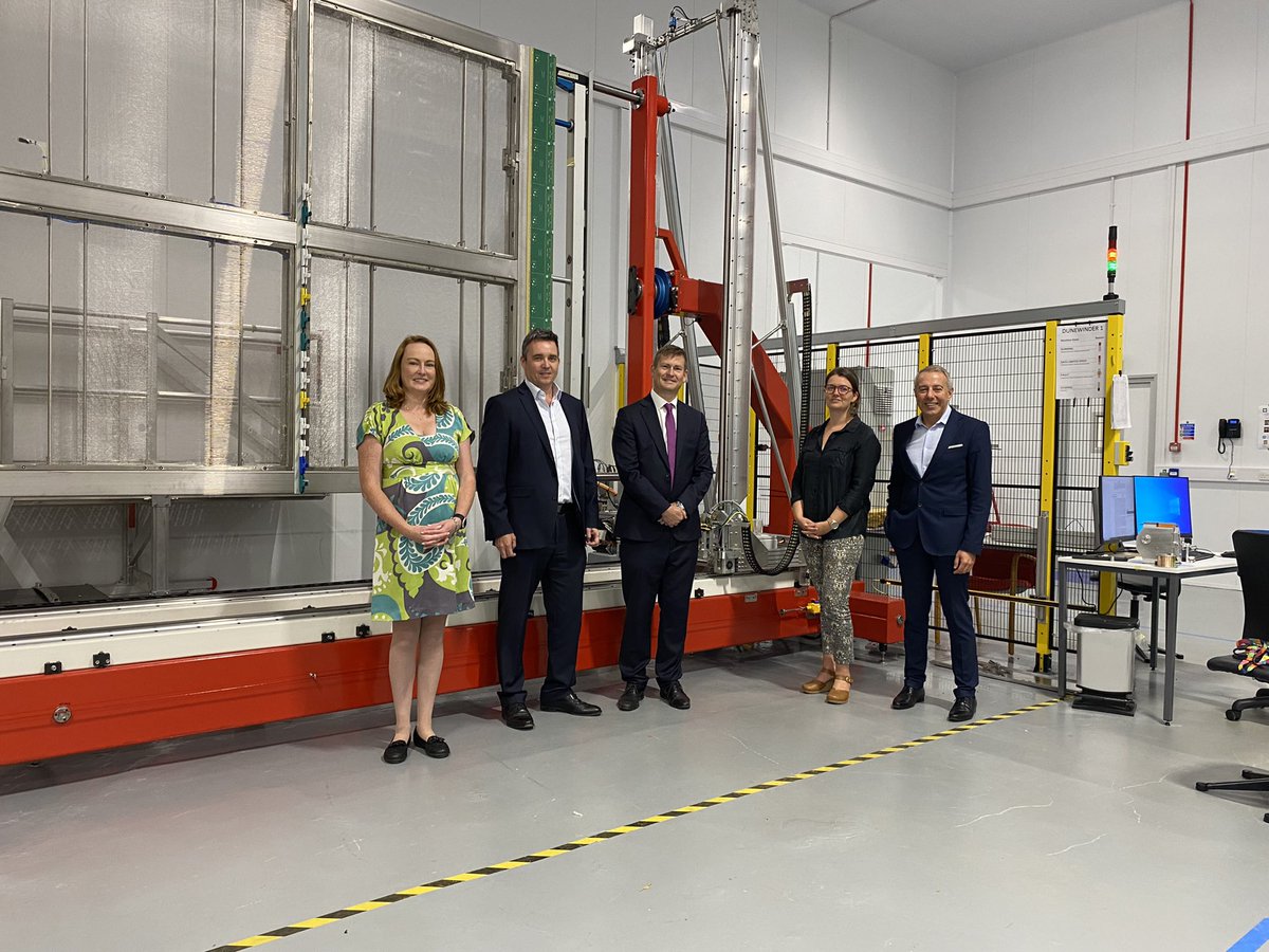 justinmadders's tweet photo. Very impressive visit to the science and technology facilities council at Daresbury today- great innovation including this winding machine for the Anode Plane Assemblies Deep Underground Neutrino Experiment @DUNEScience -this is precision engineering for ground breaking research! https://t.co/xRtjxNi517