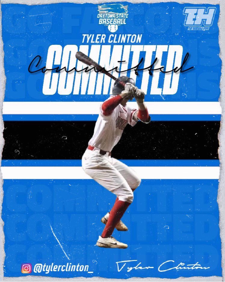 Tylerclinton_'s tweet photo. Excited to announce my commitment to Daytona State College. Thank you to my teammates, coaches, and Family for helping me get to this point! #Gofalcons https://t.co/jRcoMAeAhL