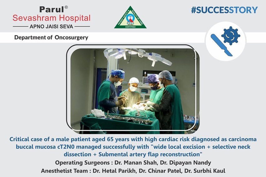 drdevanshupatel's tweet photo. Be it a complicated complicated oncosurgery, minimal invasive laparoscopic surgery, pediatric surgery, complicated Orthopedic or Gynec surgery, interventional radiology, emergency medical intervention, all are cured and cared for at Parul Medical Institute &amp; Hospital. https://t.co/I3V1zR1BzJ