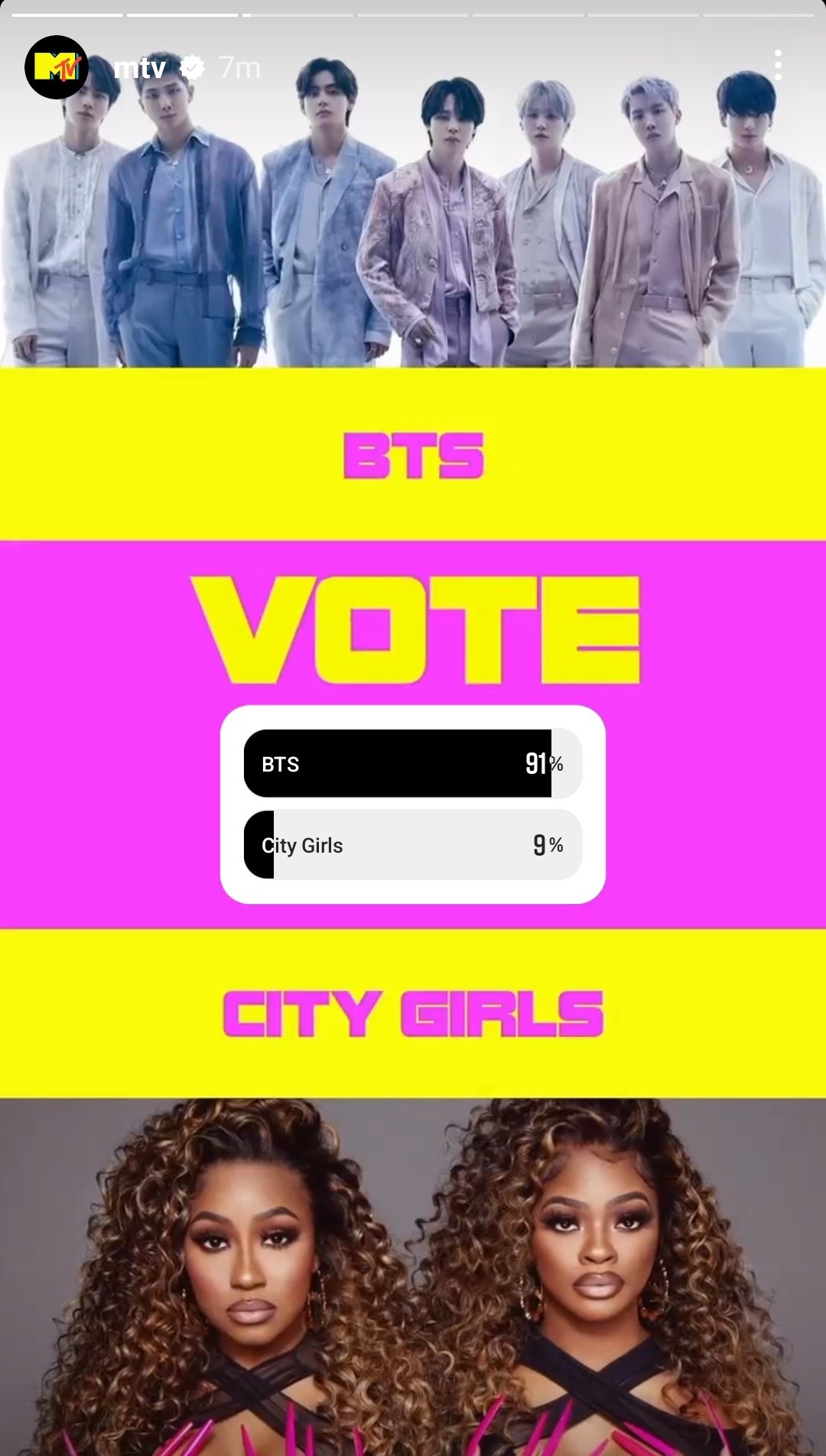 ARMY VOTING TEAM⁷ on Twitter "[🗳] VMAs VOTING STARTS 🏆 GROUP OF THE YEAR 🏆 Let