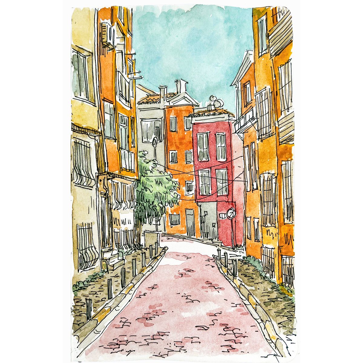 「Istanbul sketches  」|Tarun Lakのイラスト