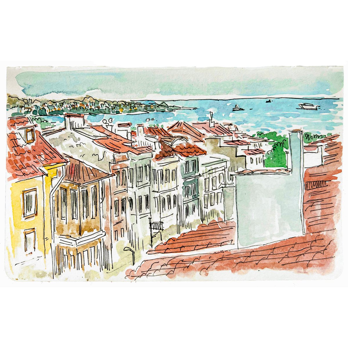 「Istanbul sketches  」|Tarun Lakのイラスト