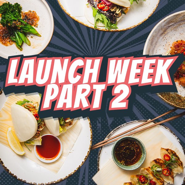 This week is launch party week part 2 with 50% off food all week!