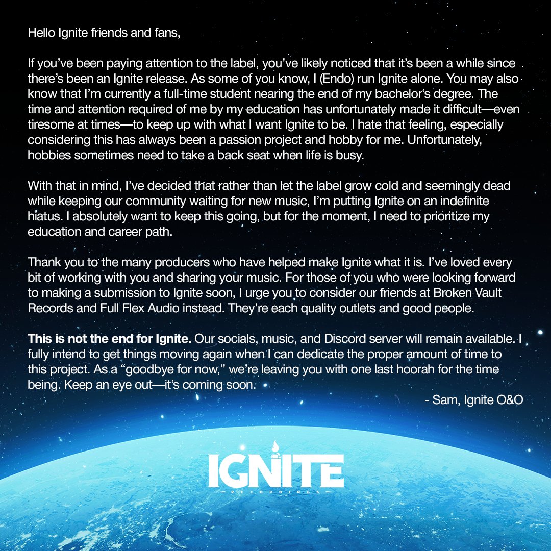 Ignite Recordings (US) tweet media