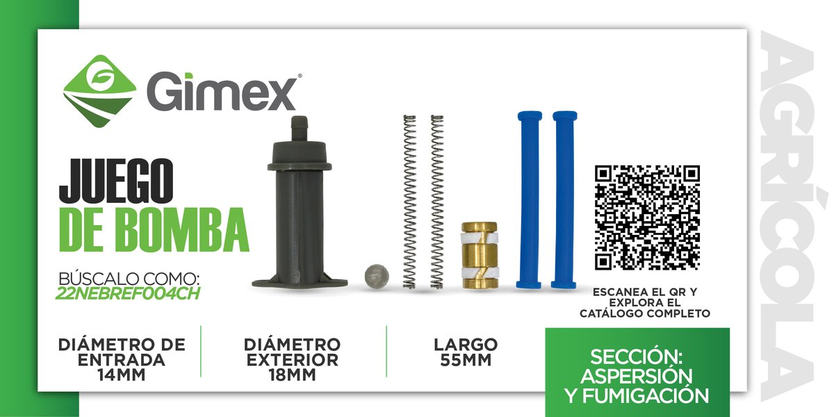 Gimexmx's tweet photo. #gimbelmexicana #gimex #refacciones #refaccionparabombaderiego #aspersion #fumigacion https://t.co/9MZnSTXfOF