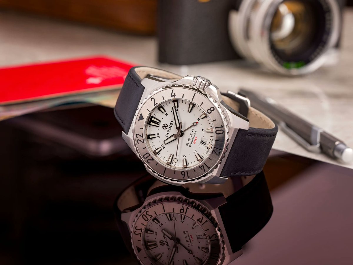 WatchTime's tweet photo. Launching its own take on a travel diver via its sporty Reef collection, Formex introduces the new Reef GMT Automatic Chronometer 300M
https://t.co/qwu8ZNaBua
#reef #formex #formexreef #formexwatches #divewatches #travelwatches #traveldiver https://t.co/zJ8ayB7MWG