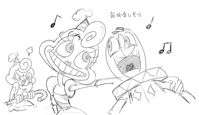 🍭📺版、🤡とは気が合いそうだけど🍭🎮版とは気が合わなそう 