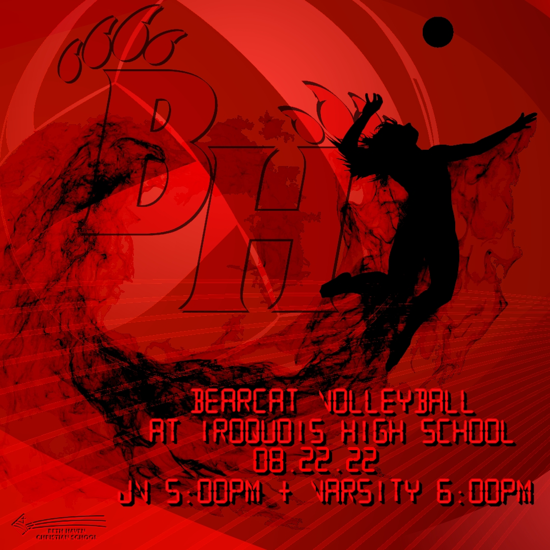 BethHavenSports's tweet photo. 🏐 JV + VARSITY
🆚 Iroquois Lady Raiders
📍 Iroquois HS
🕔 Starts @ 5:00 PM
----------
🔥#WhyNotBHCS—Luke 1:37
😇#ForGodsGlory—1Corinthians 10:31
👑#FinishWithTheWin—2nd Timothy 4:7-8
---------- https://t.co/W3MbxQDwJ3