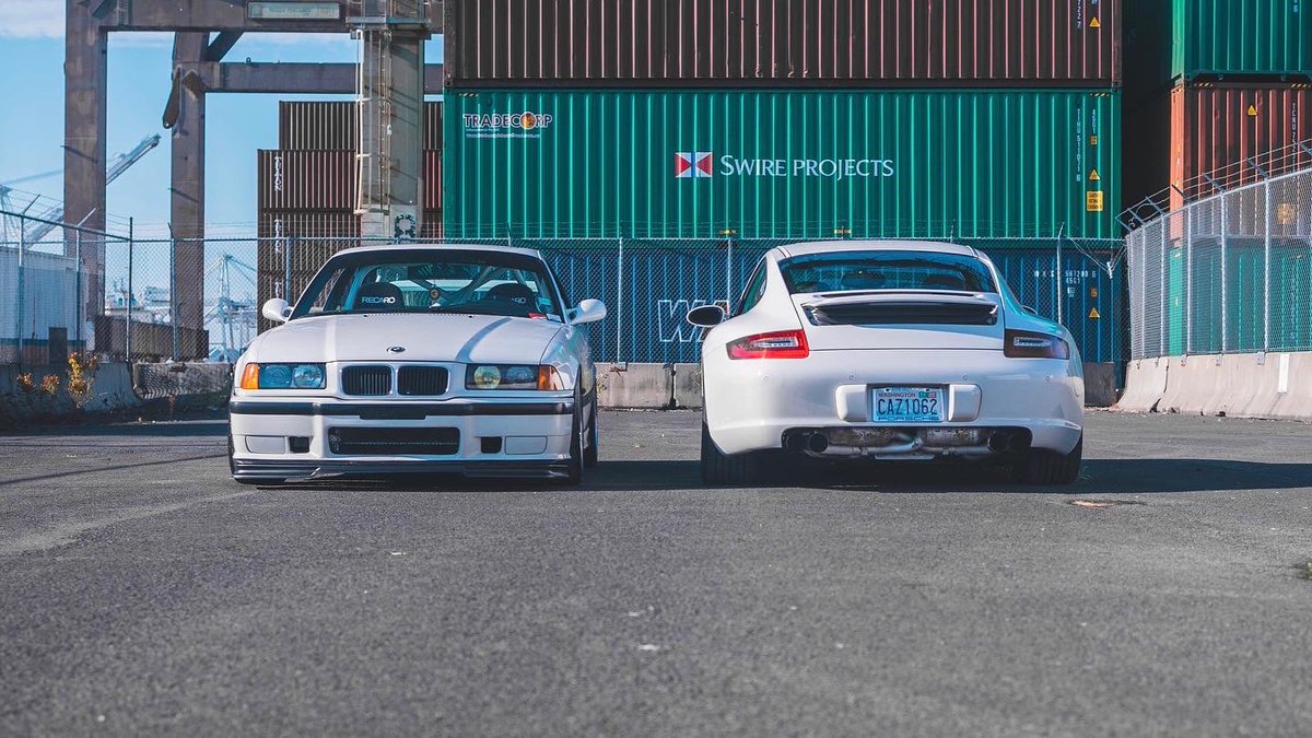 BCRacingNA's tweet photo. Which one would you drive first? @ruthless.spec’s #bmw #e36M3, or @christian6000’s #porsche #997? Both sporting a set of our #BRseries custom coilovers! Photos by @christian.cho • #bcracing #bcracingna #coilovers #customcoilovers #go4gold #coilovers #digdeeper #gripreaper https://t.co/FxfXIzNo4q