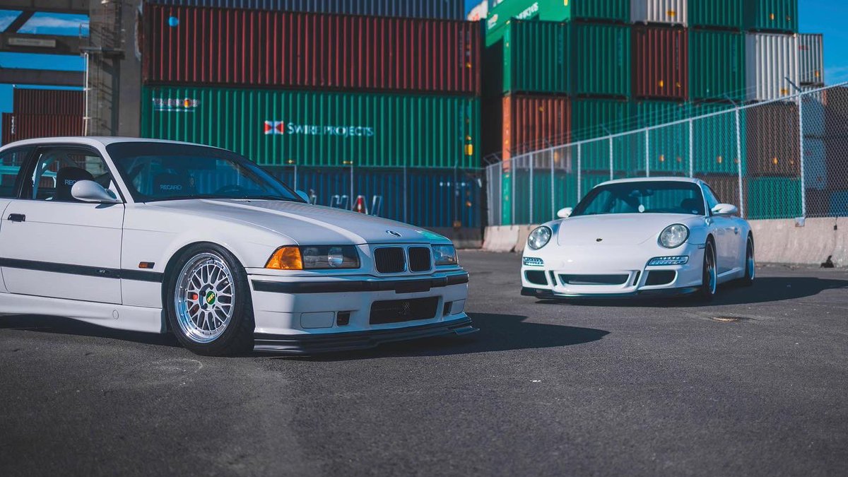 BCRacingNA's tweet photo. Which one would you drive first? @ruthless.spec’s #bmw #e36M3, or @christian6000’s #porsche #997? Both sporting a set of our #BRseries custom coilovers! Photos by @christian.cho • #bcracing #bcracingna #coilovers #customcoilovers #go4gold #coilovers #digdeeper #gripreaper https://t.co/FxfXIzNo4q