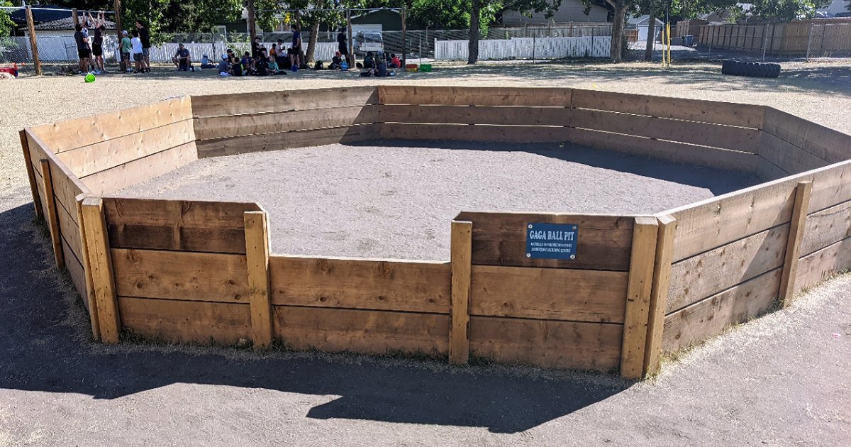 TricoCentre's tweet image. A big shout out is due to Tim Snell and crew at #TimberTown Building Centre at 230 42 Avenue SE! They generously donated the materials for our new gaga ball pit, where kids can play a fast-paced version of dodge ball. It's been used a lot this summer!

#calgary  #supportlocal