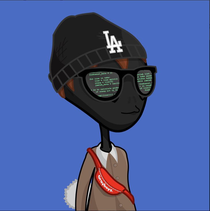 SLUFF_NFT's tweet photo. Okay I think I might have one of the coolest @grayboysdao in the collection. Let me know if you agree. #grayboys #DAO #proxy #OpenSeaNTF #NFTCommunity #NFTProject #Crypto #web3 https://t.co/LigEtxqscw