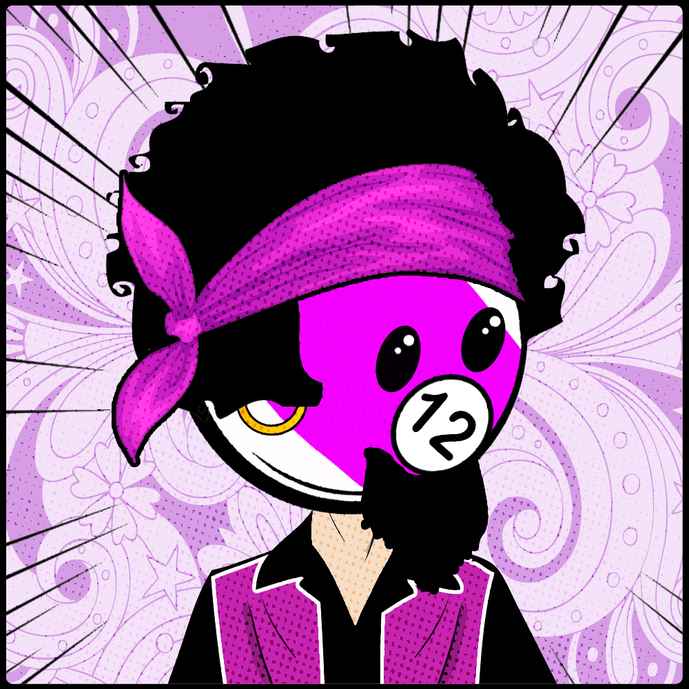 Bad_A_Billiards's tweet photo. This guy is sending badass vibes your way. Card 12 of our 16 card collection is out today! Meet "Purple Haze". 💜

 For entry:

🎱 Like/Retweet
🎱 Tag 2 friends
🎱 Follow @Bad_A_Billiards

Will close in 14 hrs ⏰ https://t.co/yNdpd9ALZK
