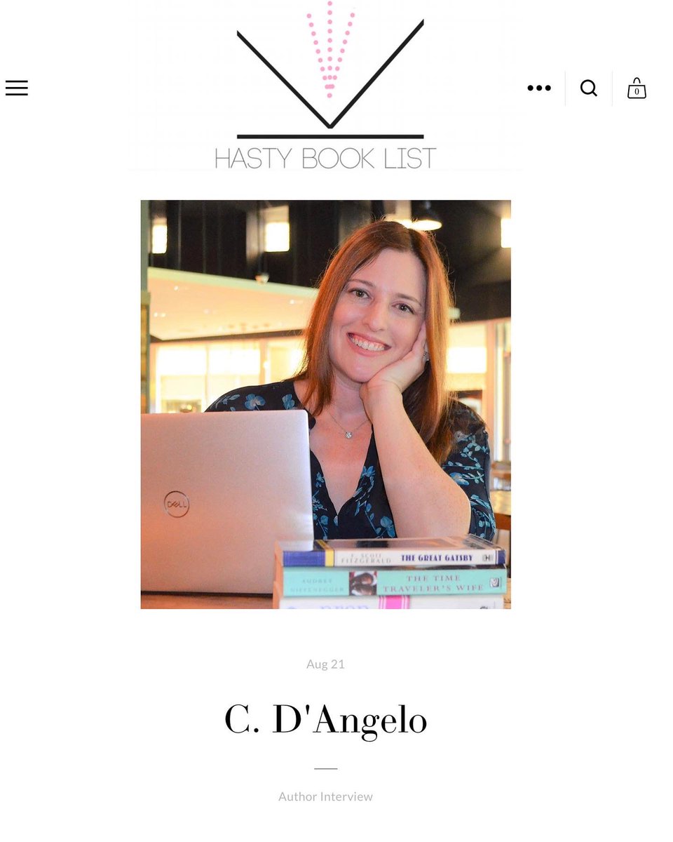 CDAngeloAuthor's tweet photo. Thanks to Ashley Hasty for featuring me for THE VISITOR. This interview was so much fun because I was able to talk about other book & author favs. Read: https://t.co/wSev5kAuSy
@camillepagan
@sophiekinsellawriter
@ashleyrkingwrites
@marykayandrews
#CDAngeloAuthor https://t.co/LmASadrgfE