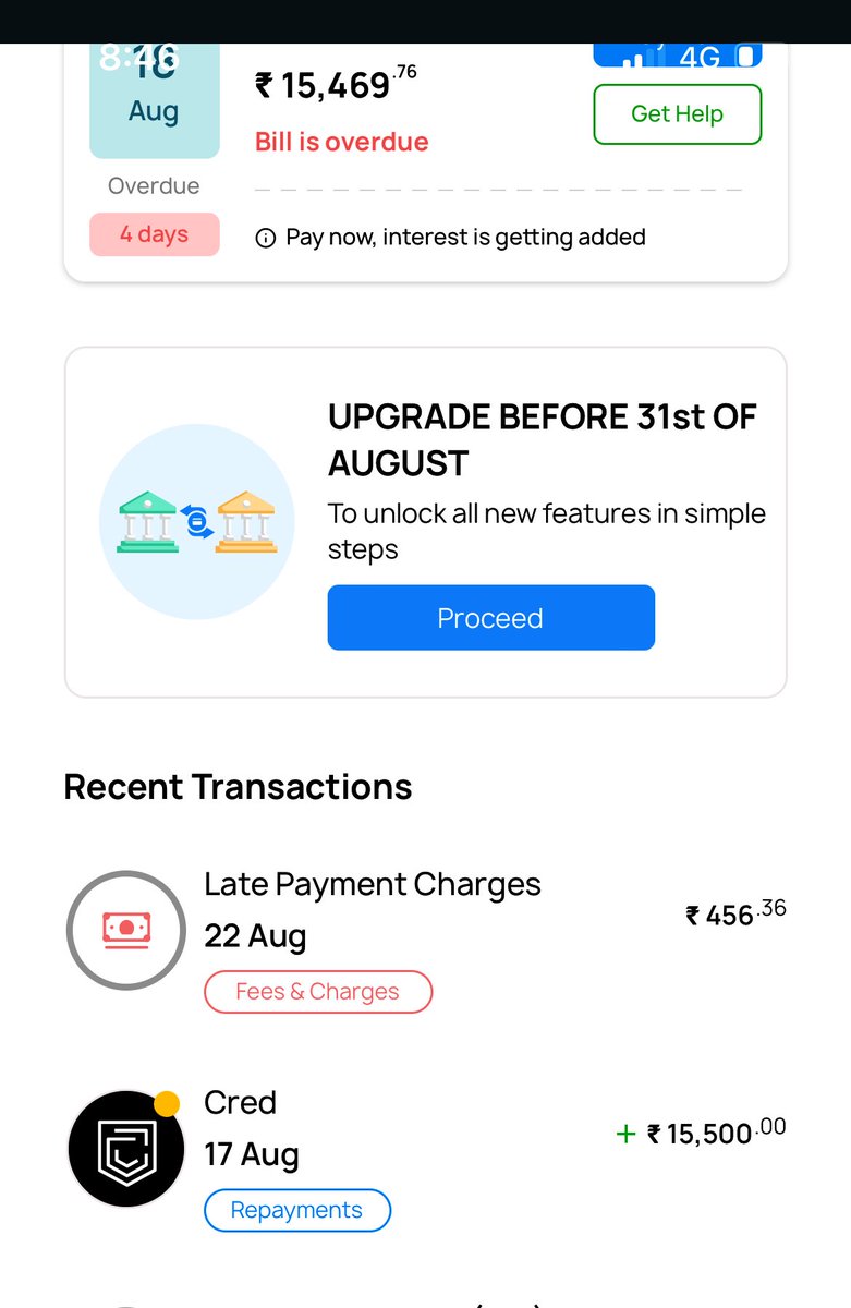 creative_vrl's tweet photo. No Response! Paid CC bills before 6 days via @CRED_club. Got Bank Confirmation &amp; UTR.
Money was debited from my account. 
In #OneCard credit card statement, no payments are reflected &amp; extra Interest Fee of Rs 456 + 18% GST! 
@RBI @RBIsays @kunalb11 @CRED_support @GetOneCardIN https://t.co/fxd5mlHXrs