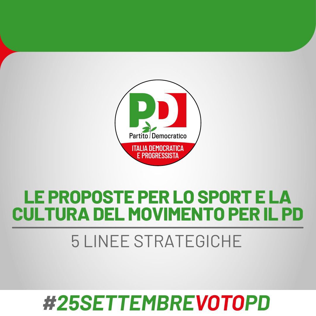 pdnetwork's tweet photo. Lo sport è integrazione. Non discrimina, unisce. 

Lo sport corregge le #devianze vere, quelle di un sistema che ghettizza chi è considerato diverso ed emargina chi è più fragile o vive in contesti a rischio.
@mauroberruto https://t.co/kmBZKd22JS
