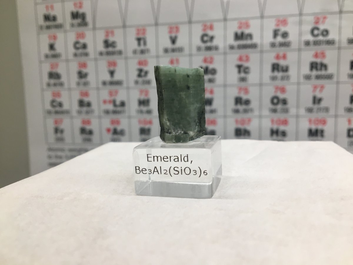 Diamonds are the most common stone found in engagement/wedding rings. However, there is another precious stone that looks just as beautiful and is 20 times rarer than the diamond, the Green Emerald. Check it out soon in the incoming Periodic Table. #uconnchem