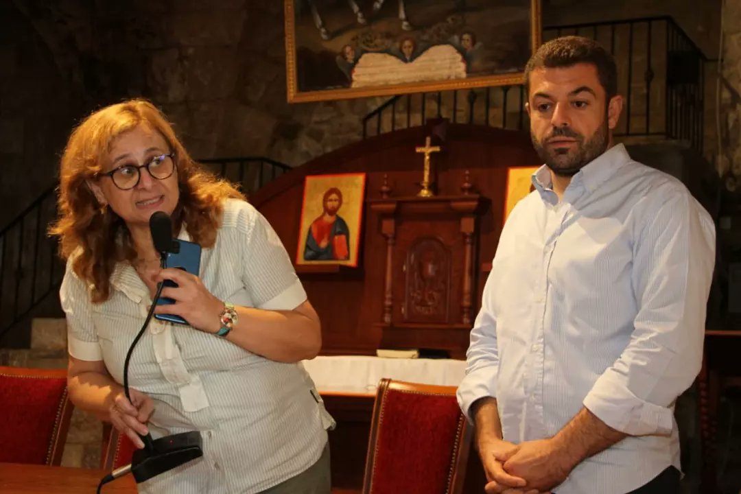 Zgharta_M's tweet photo. بالتعاون مع بلدية زغرتا-إهدن أحيت جمعية بيار فرشخ لقاءً بيئياً مميزاً في دير مار سركيس وباخوس إهدن حول فيلم
 "La Bataille du Cèdre" بحضور شخصيات الفيلم يتقدمهم الدكتور يوسف طوق والكاتبة ديزيريه صادق إلى مداخلة أشبه بشهادة حياة للناشط البيئي سايد مرقص الدويهي
اللقاء شاركت فيه https://t.co/X3IJ1q7PNw