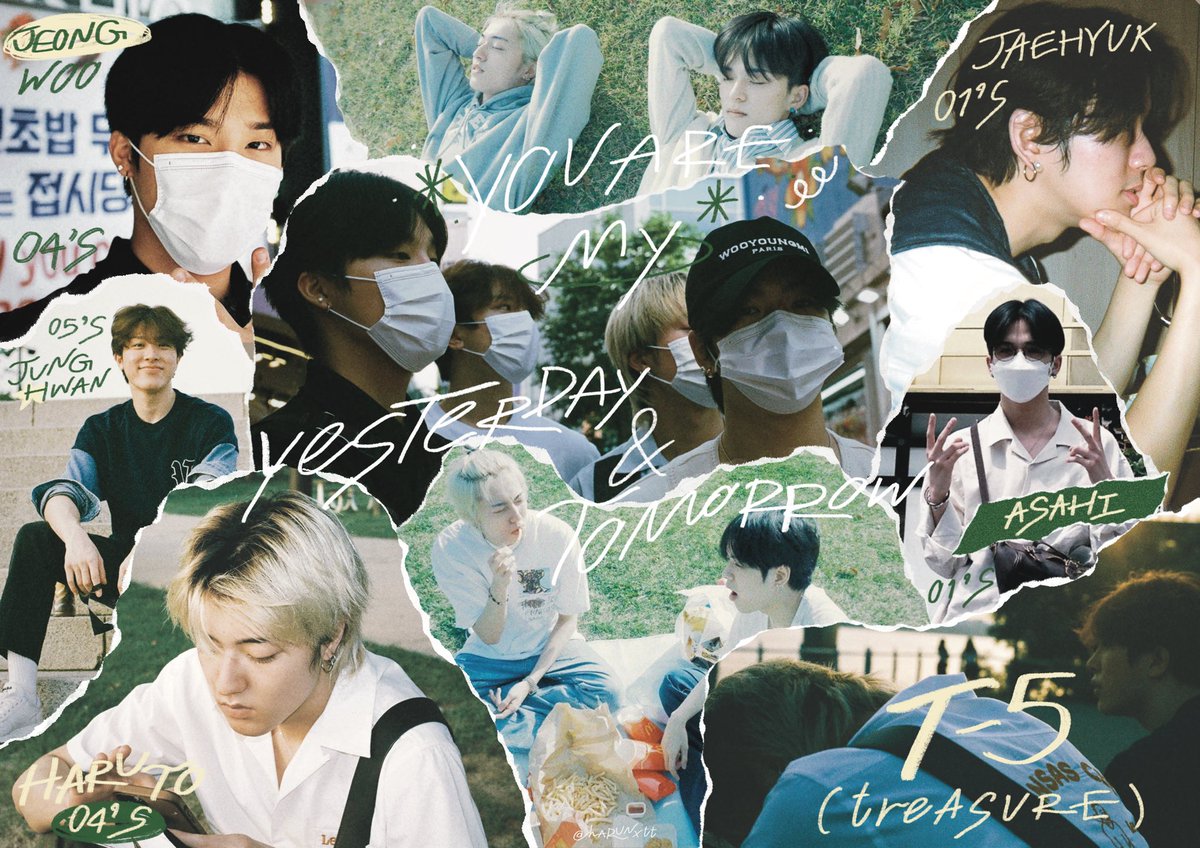 harunxtt's tweet photo. // T5 (treasure)
you are my yesterday &amp; tomorrow 

#artworkทึเม #TREASURE https://t.co/lYeozy8Oxq