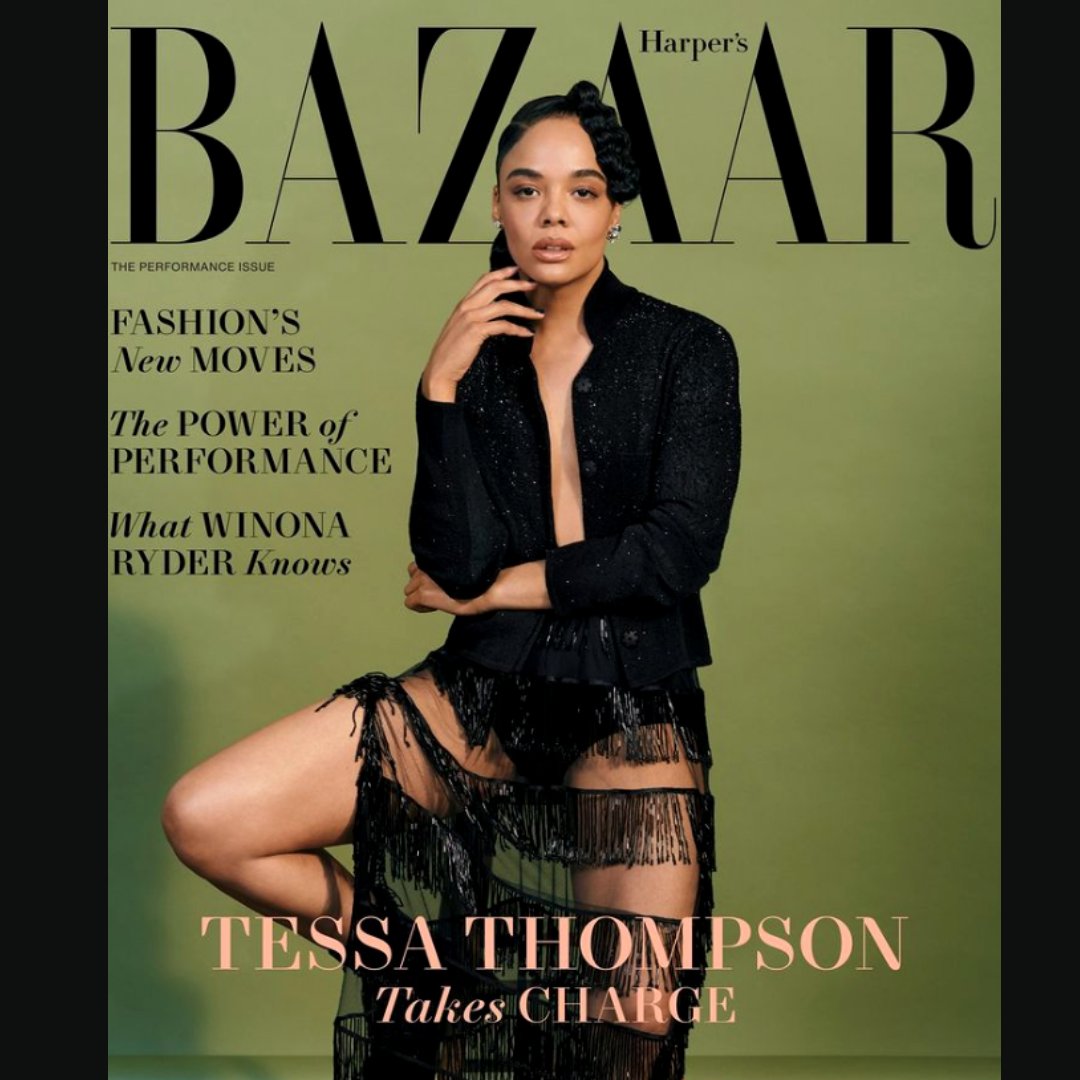 This issue of Harper's Bazaar USA is a celebration of performing artists 

Cover star #TessaThompson talks about her career and Hollywood 

#uniquemagazines #Thor #thorgodofthunder #Marvel #harpersbazaarus #fashion #magazine #magazines https://t.co/bG2e8QuZCf