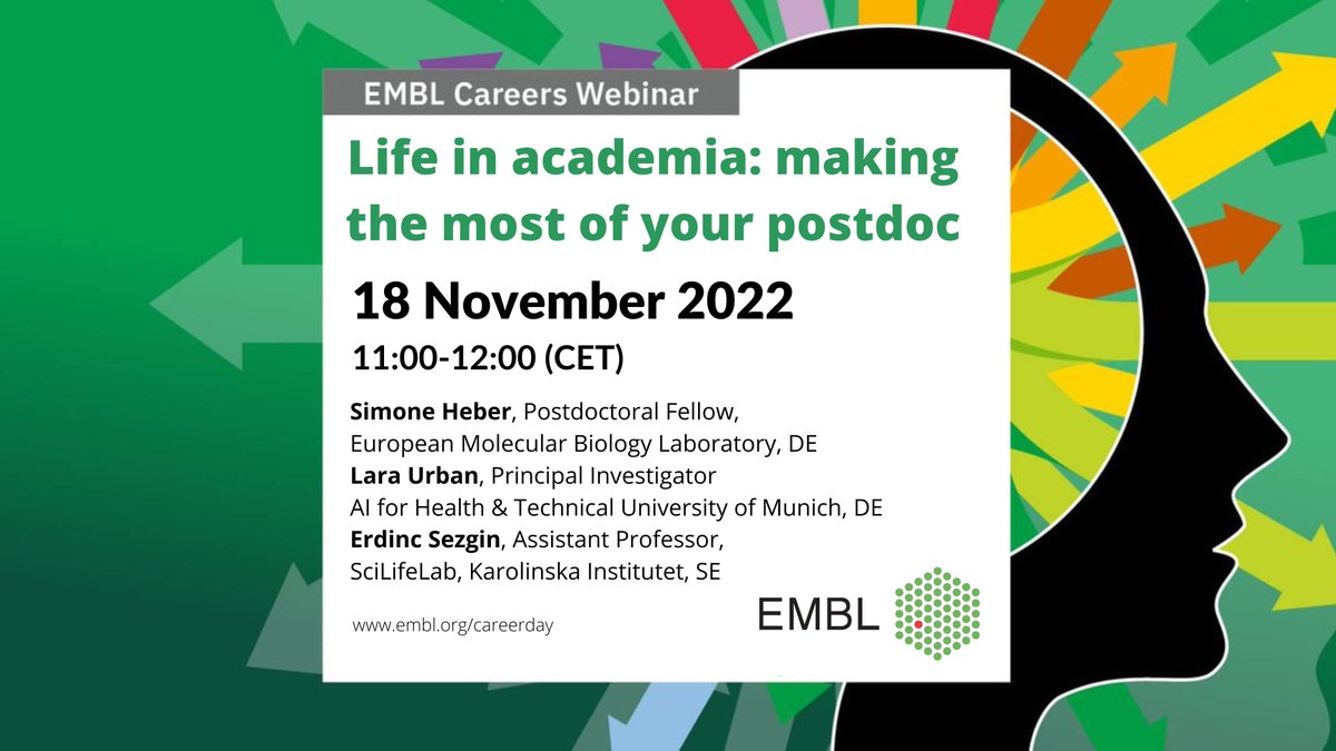 Jadson Jall, PhD (@jadsonjall) on Twitter photo This is an essential topic for anyone who wants to pursue an academic career or even migrate out of academia after a postdoc.
Via <a href="/embl/">EMBL</a> Career Service
#postdoc #research #academia <a href="/EMBLEvents/">EMBL Events</a> <a href="/PhDVoice/">PhD Voice - Independently Run</a>
embl-org.zoom.us/webinar/regist… This is an essential topic for anyone who wants to pursue an academic career or even migrate out of academia after a postdoc.
Via <a href="/embl/">EMBL</a> Career Service
#postdoc #research #academia <a href="/EMBLEvents/">EMBL Events</a> <a href="/PhDVoice/">PhD Voice - Independently Run</a>
embl-org.zoom.us/webinar/regist…