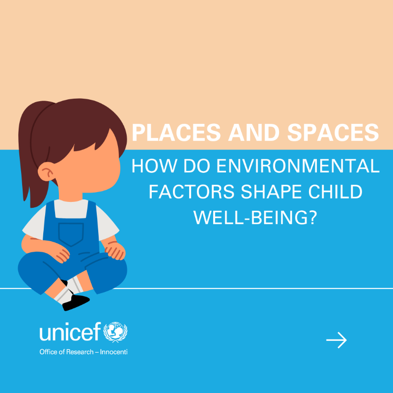 UNICEFInnocenti's tweet photo. UNICEF Innocenti's Report Card 17 looks at children’s environments across 3️⃣ dimensions:

👧The world of the child
🏘️The world around the child
🌍The world at large

Here is what young people think about their environments and how it affects them ⬇

#ChildrensViews