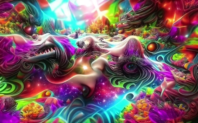 Gm Get familiar with hyperspace before it catches you with surprises. (Just in case if it‘s all real). opensea.io/assets/ethereu… #NFT #NFTs #nftart #NFTartwork #NFTCommumity #artistsontwitter #art #psychedelic #PsychedelicArt #opensea