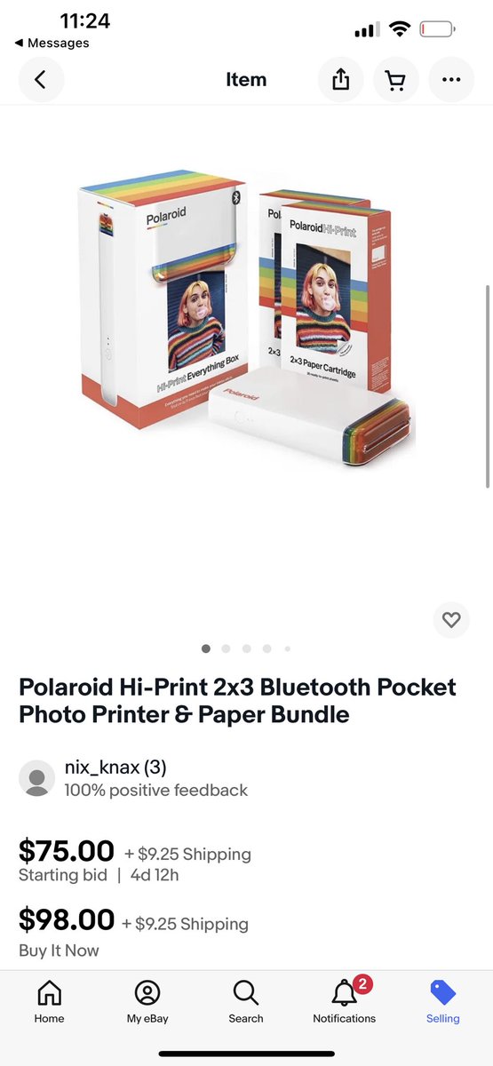 #POLAROIDLOVE #POLAROID #HiPrint ebay.com/itm/2849397706…
